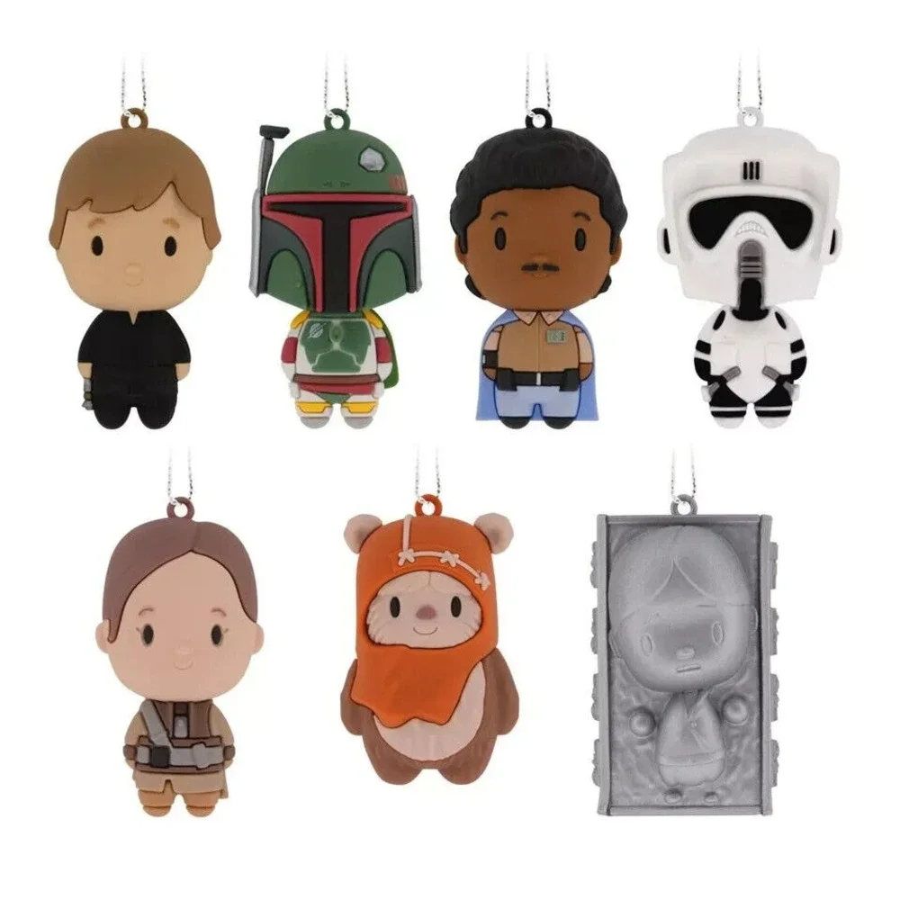 HALLMARK SERIES 3 STAR WARS MYSTERY‎ ORNAMENTS JEDI LUKE SKYWALKER ROTJ  FIGURE